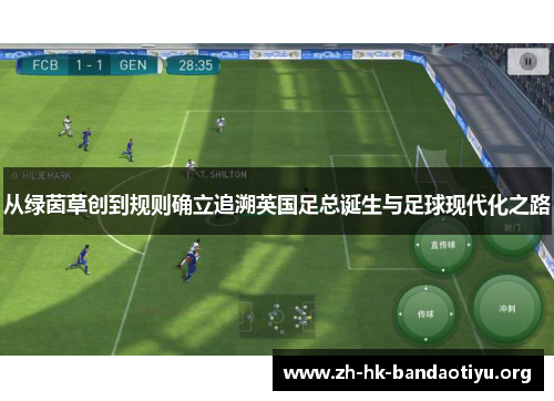 从绿茵草创到规则确立追溯英国足总诞生与足球现代化之路